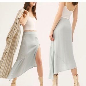 Free People Ocean Blue Skirt